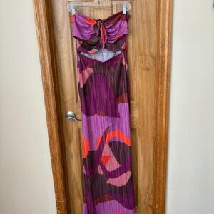 NWT PrettylLittleThing cutout strapless dress